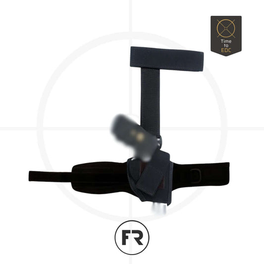 נרתיק קרסול לאקדח קורדורה | FrontLine | Elastic Ankle Holster -  FRONTLINE -  נרתיק קרסול לאקדח קורדורה | FrontLine | Elastic Ankle Holster -  Time to EDC.com -