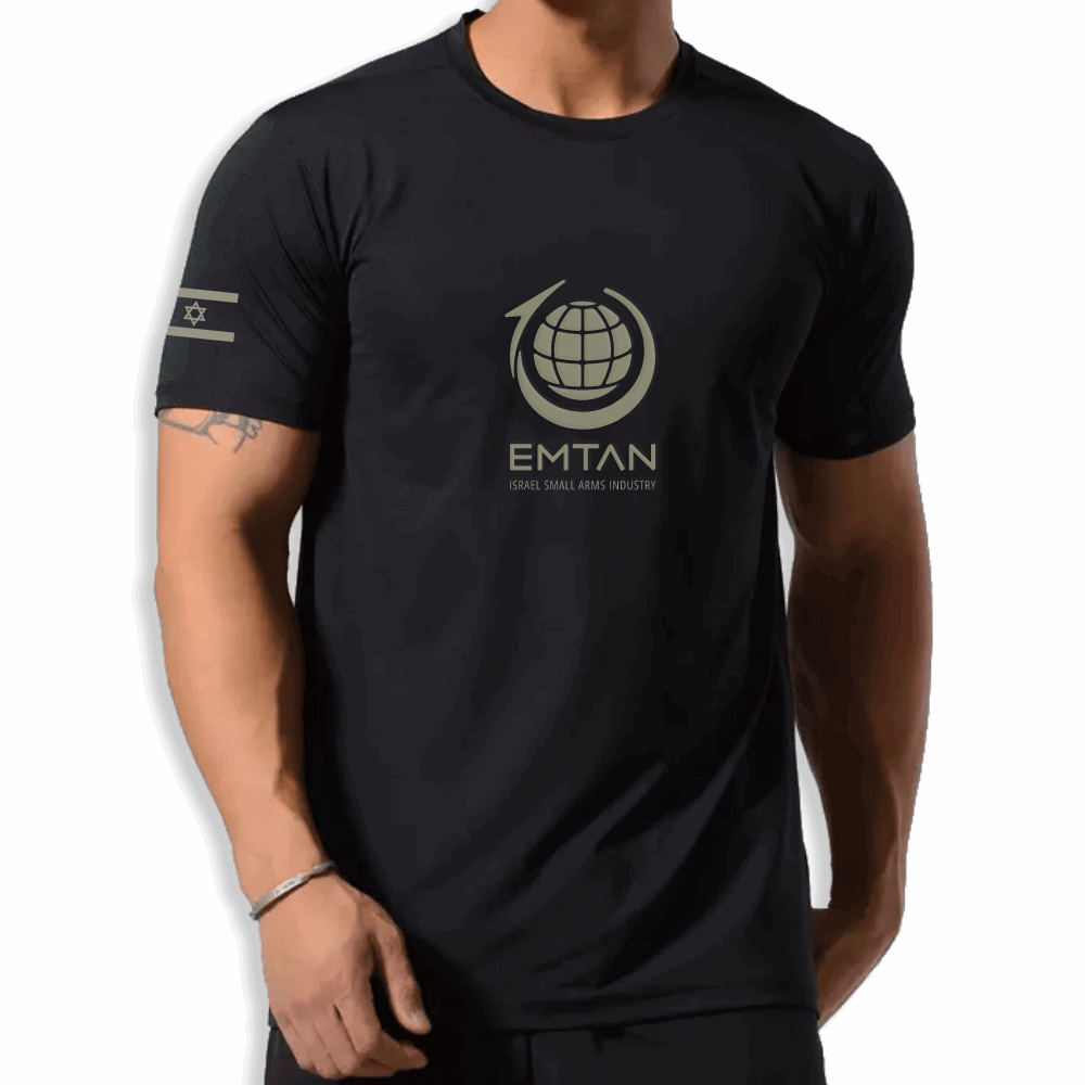 חולצה T-shirt - שחור EMTAN #2 - EMTAN - חולצה T-shirt - שחור EMTAN #2 - Time to EDC.com -