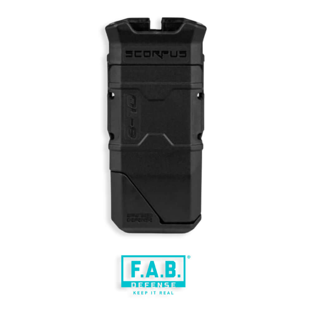 פונדה למחסנית בודדת F.A.B. QL-9 שחור - FAB defense - פונדה למחסנית בודדת F.A.B. QL-9 שחור - Time to EDC.com -