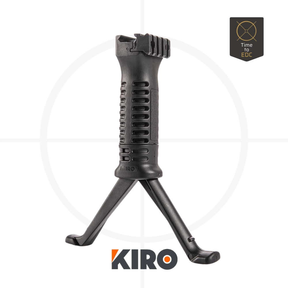 ידית אחיזה עם דורגל נשלף | KIRO RDP | שחור - KIRO - ידית אחיזה עם דורגל נשלף | KIRO RDP | שחור - Time to EDC.com -