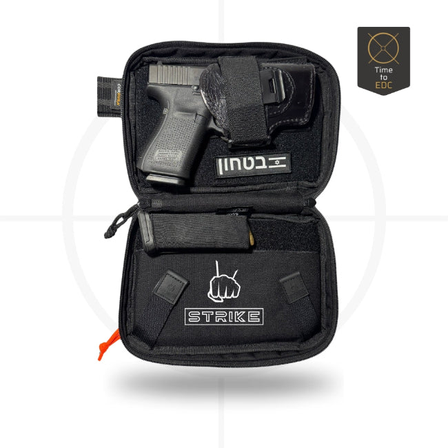 פאוץ שליפה מהירה לאקדח | STRIKE | Waist Pack - Cordura (סרט צהוב) - STRIKE - פאוץ שליפה מהירה לאקדח | STRIKE | Waist Pack - Cordura (סרט צהוב) - Time to EDC.com -