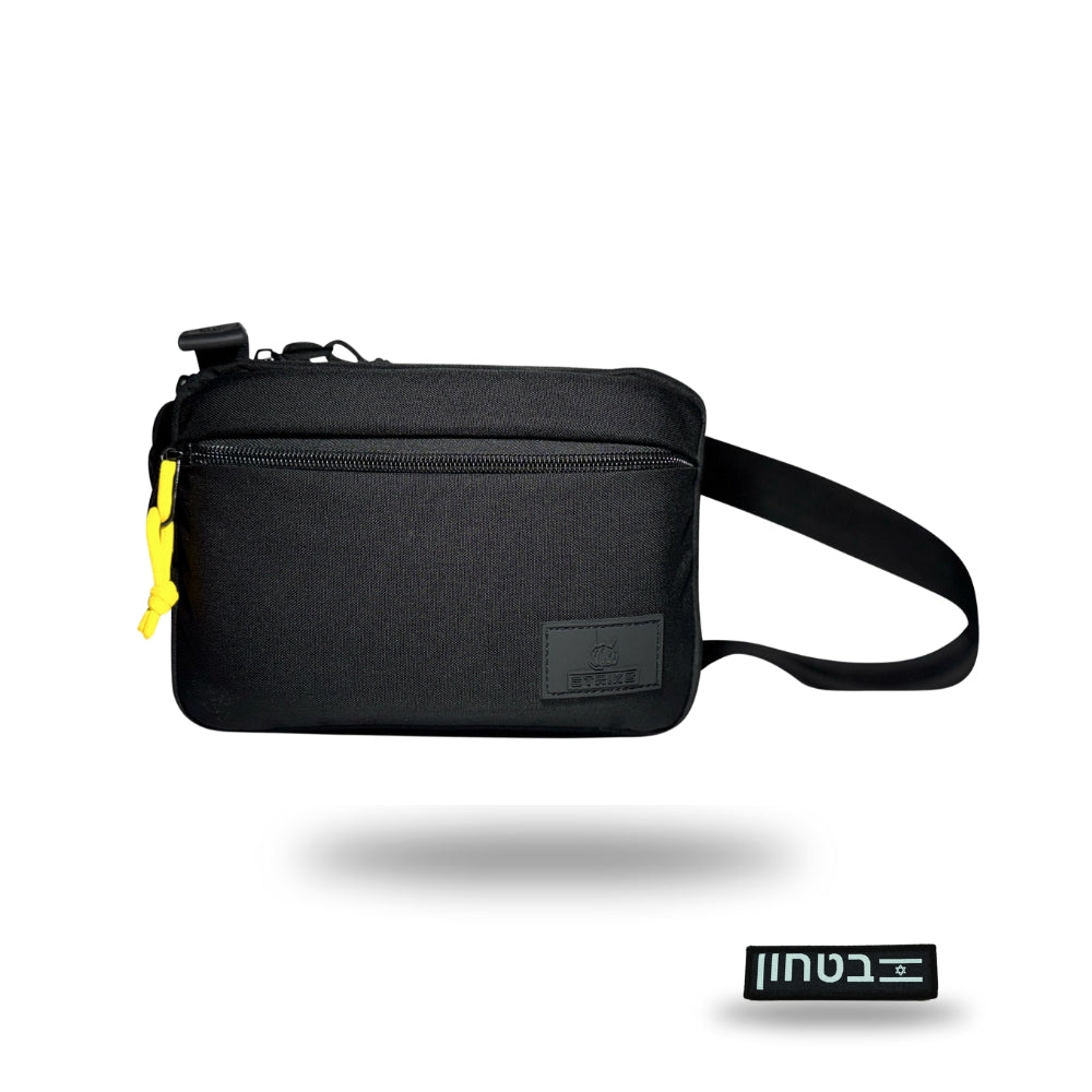 פאוץ שליפה מהירה לאקדח | STRIKE | Waist Pack - Cordura (סרט צהוב) - STRIKE - פאוץ שליפה מהירה לאקדח | STRIKE | Waist Pack - Cordura (סרט צהוב) - Time to EDC.com -
