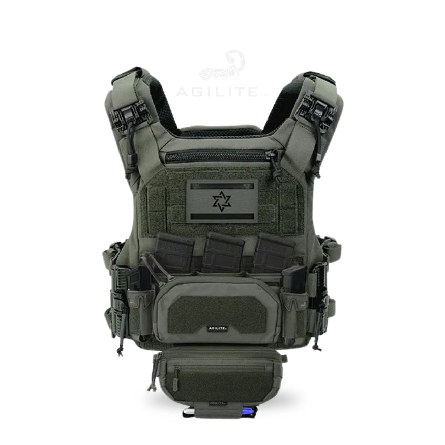 ווסט לחימה K19 – AGILITE Plate Carrier בצבע ירוק - AGILITE - ווסט לחימה K19 – AGILITE Plate Carrier בצבע ירוק - Time to EDC.com -