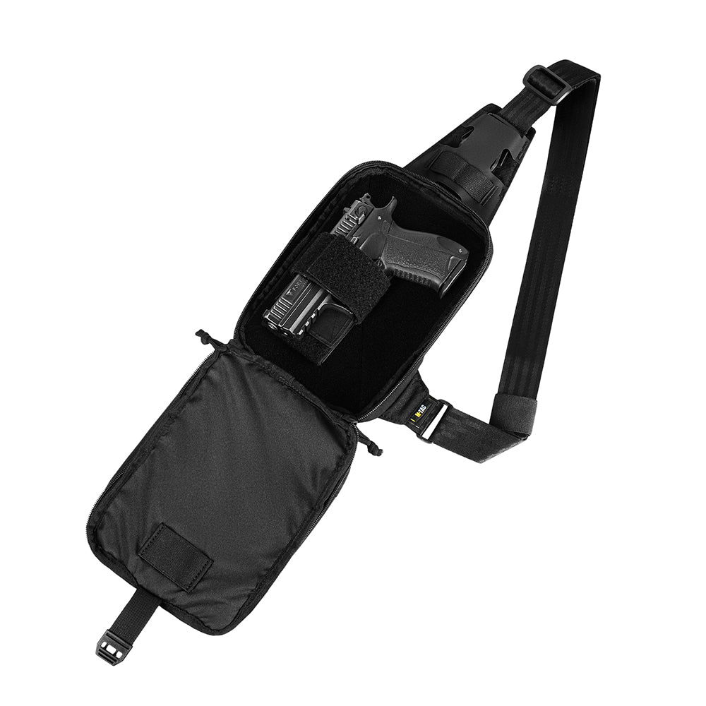 תיק לנשיאת ציוד אישי M-Tac Sling Pistol Bag Hex | תיק צד טקטי עם וולקרו