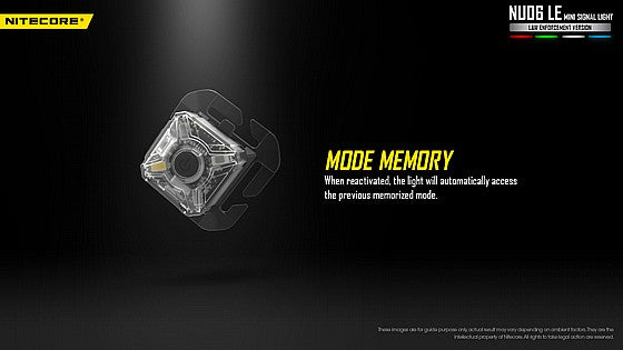 פנס זיהוי טקטי Nitecore NU06LE - תאורת צקלקה צבעונית לחיבור מולי - NITECORE - Nitecore NU06LE – פנס זיהוי טקטי צבעוני לחיבור בקסדה - Time to EDC.com -