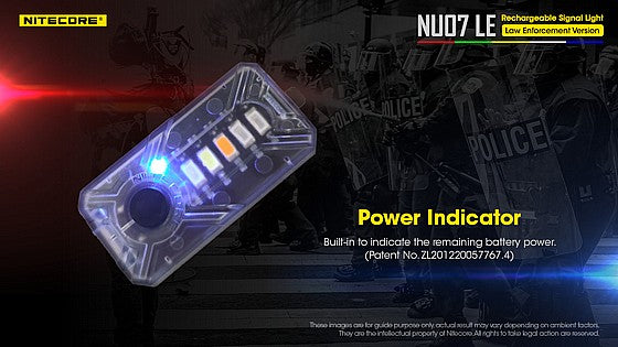 פנס צקלקה טקטי חכם Nitecore NU07LE - זיהוי כוחות עם קליפס - NITECORE - פנס צקלקה טקטי חכם Nitecore NU07LE - זיהוי כוחות עם קליפס - Time to EDC.com -