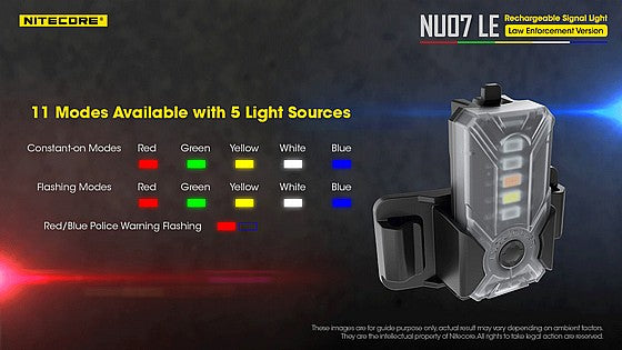 פנס צקלקה טקטי חכם Nitecore NU07LE - זיהוי כוחות עם קליפס - NITECORE - פנס צקלקה טקטי חכם Nitecore NU07LE - זיהוי כוחות עם קליפס - Time to EDC.com -