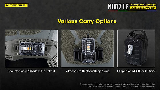 פנס צקלקה טקטי חכם Nitecore NU07LE - זיהוי כוחות עם קליפס - NITECORE - פנס צקלקה טקטי חכם Nitecore NU07LE - זיהוי כוחות עם קליפס - Time to EDC.com -