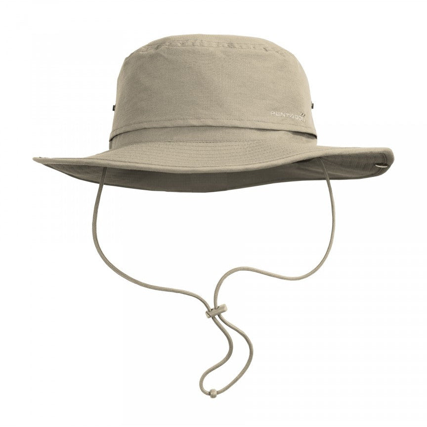 כובע Roo Safari Bush Hat – צבע Khaki במבט צד | timetoedc.com