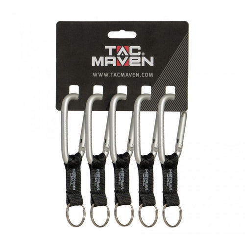 שאקל קרבינר 8 מ״מ מאלומיניום קל – Pentagon Carabiner 8mm