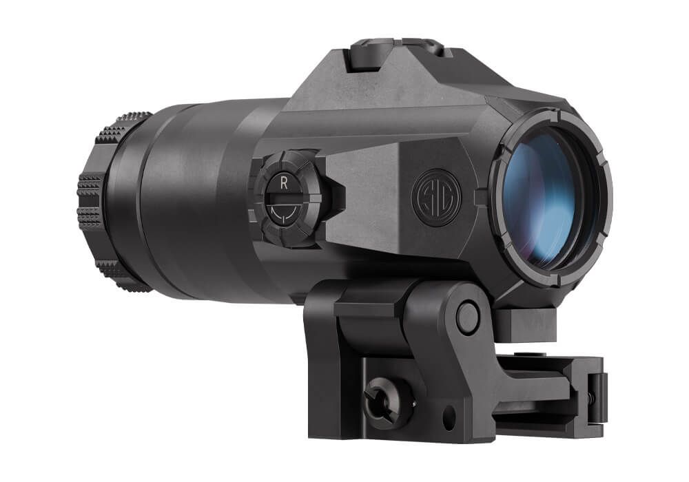SIG SAUER JULIET3 – מגדיל טווח 3× קומפקטי ל־Red Dot עם Flip-to-Side 90°