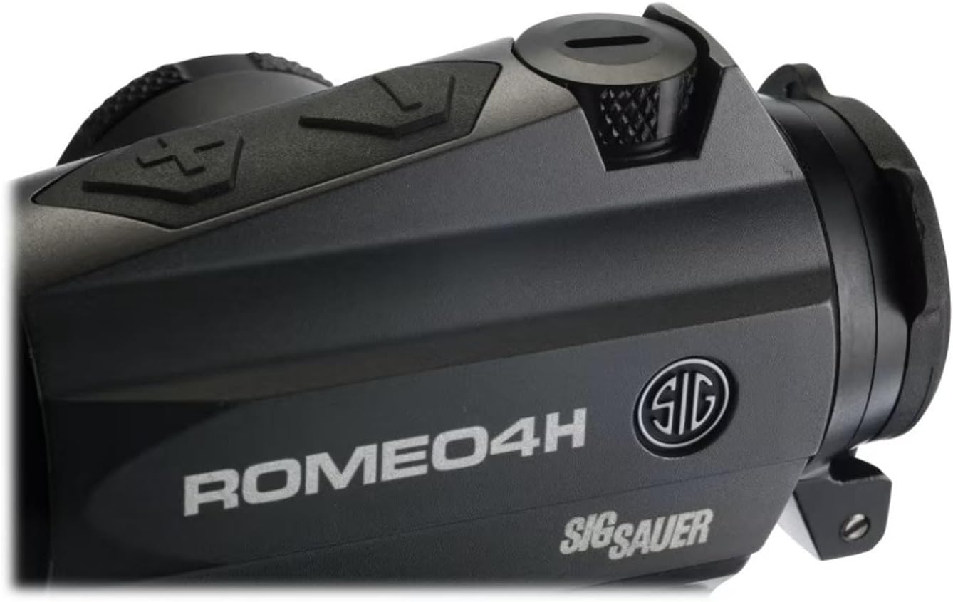 כוונת השלכה לרובה SIG SAUER ROMEO4H 1×20 – מבט על עם לחצני הפעלה | timetoedc.com