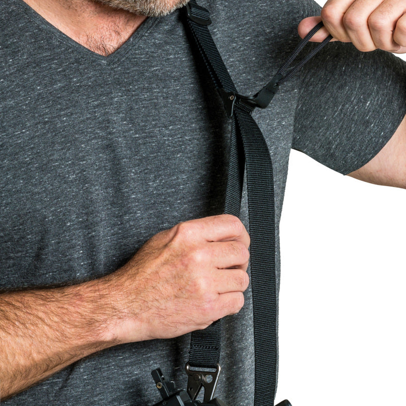 רצועת נשיאה טקטית Tasmanian Tiger TT Gun Sling כולל 2 חיבורים