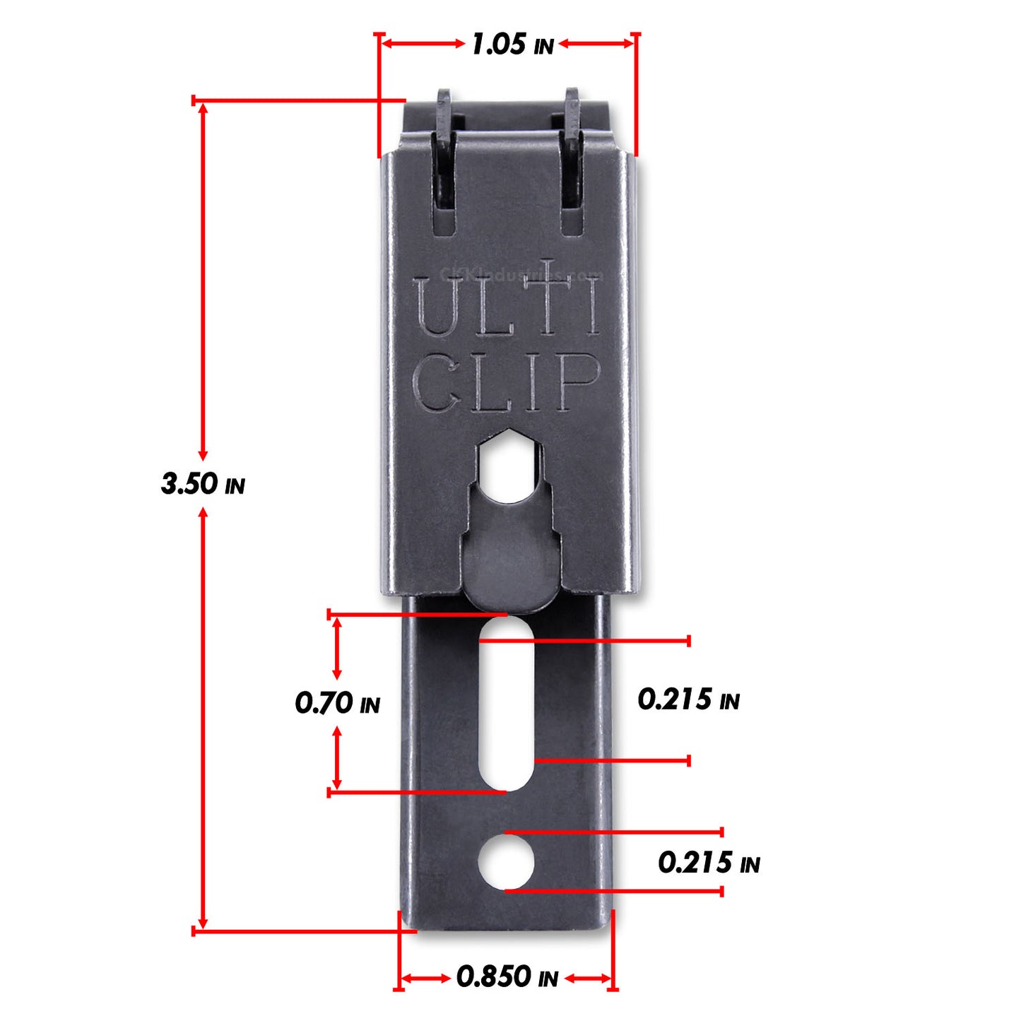 קליפס נשיאה רב-שימושי מנעול פלדה – UltiClip XL – נשיאה מוסתרת חזק - ULTICLIP - קליפס נשיאה רב-שימושי מנעול פלדה – UltiClip XL – נשיאה מוסתרת חזק - Time to EDC.com -