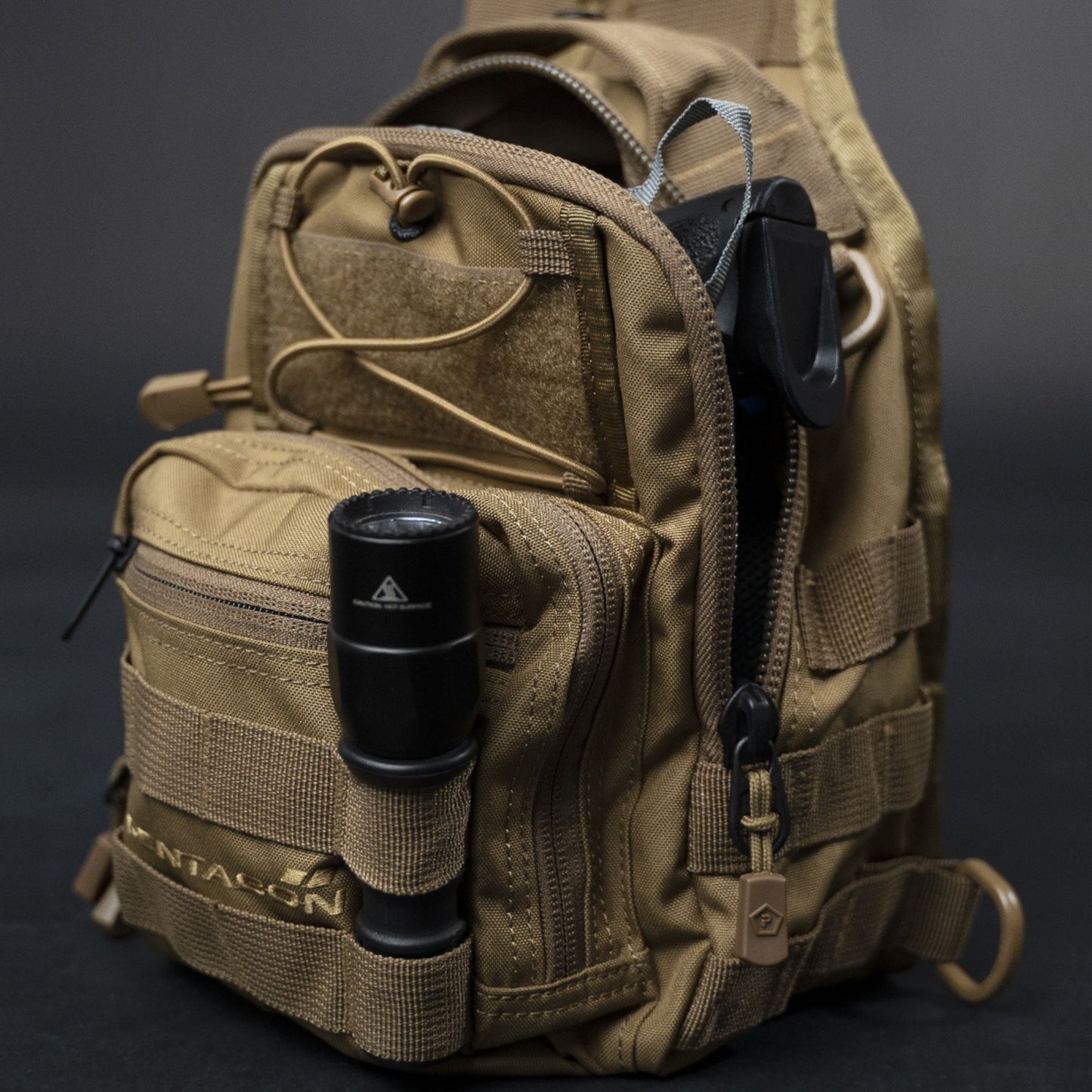תיק UCB-2.0 Universal Chest Bag – תיק חזה/כתף טקטי מבית Pentagon - PENTAGON - תיק UCB-2.0 Universal Chest Bag – תיק חזה/כתף טקטי מבית Pentagon - Time to EDC.com -