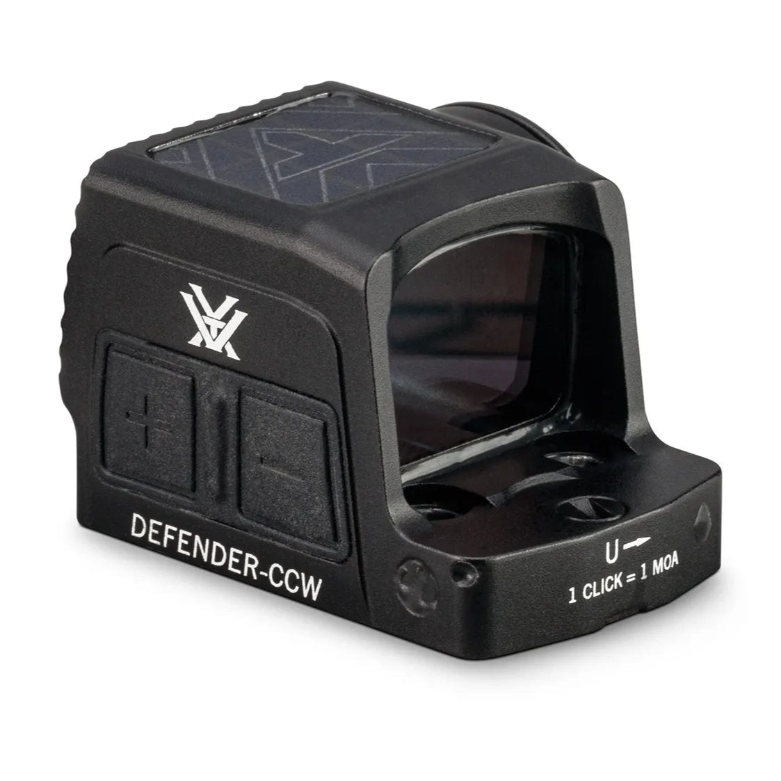 Vortex Defender-CCW Enclosed Solar — תקריב כפתורי שליטה ונעילה | timetoedc.com