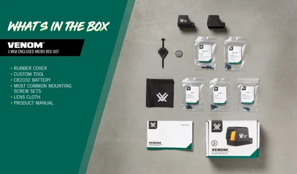 Vortex Venom Enclosed Micro Red Dot – 3 MOA | timetoedc.com FULL BOX