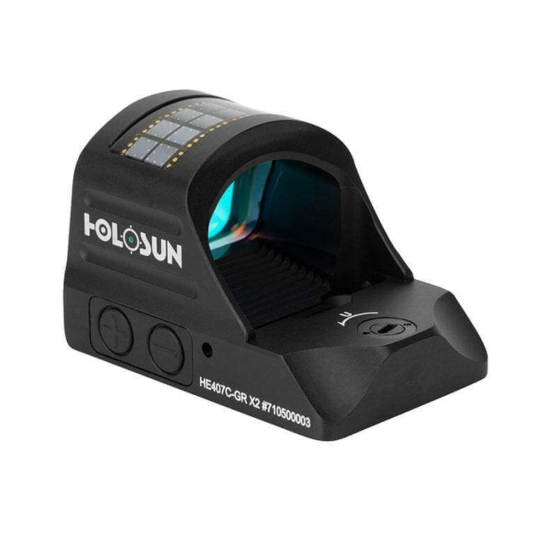 כוונת השלכה HOLOSUN נקודה ירוקה HE407C-GR X2 - HOLOSUN - כוונת השלכה HOLOSUN נקודה ירוקה HE407C-GR X2 - Time to EDC.com -