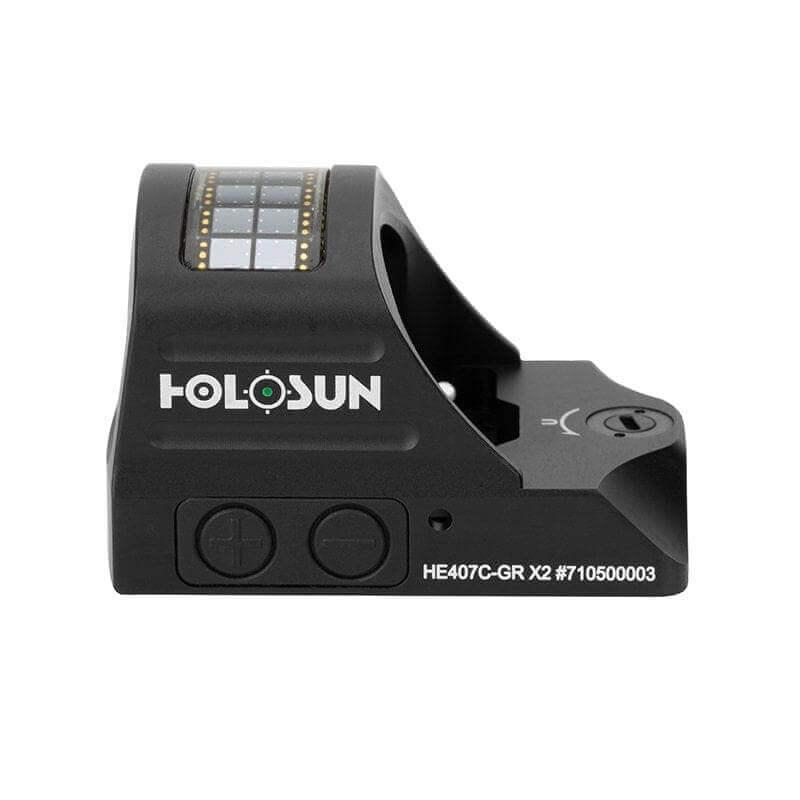 כוונת השלכה HOLOSUN נקודה ירוקה HE407C-GR X2 - HOLOSUN - כוונת השלכה HOLOSUN נקודה ירוקה HE407C-GR X2 - Time to EDC.com -