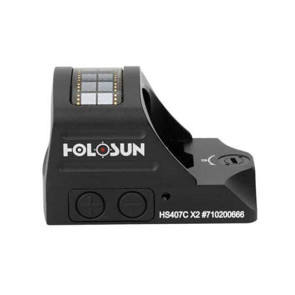 כוונת השלכה HOLOSUN נקודה אדומה HS407C X2 - HOLOSUN - כוונת השלכה HOLOSUN נקודה אדומה HS407C X2 - Time to EDC.com -