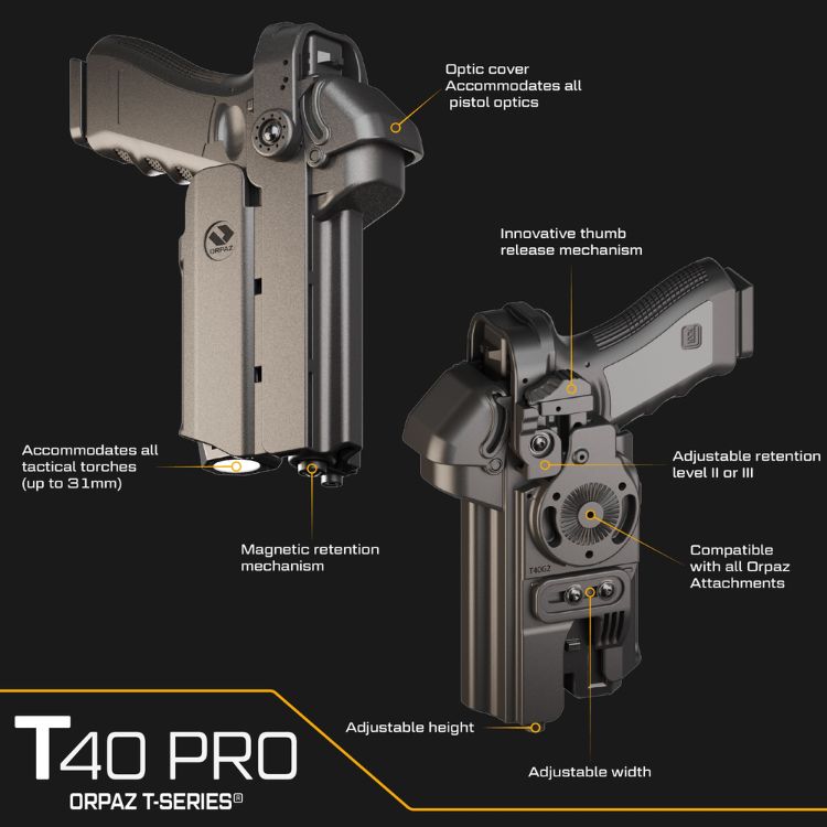 נרתיק ORPAZ T40 PRO – סקירה טקטית מלאה | timetoedc.com | timetoedc.com