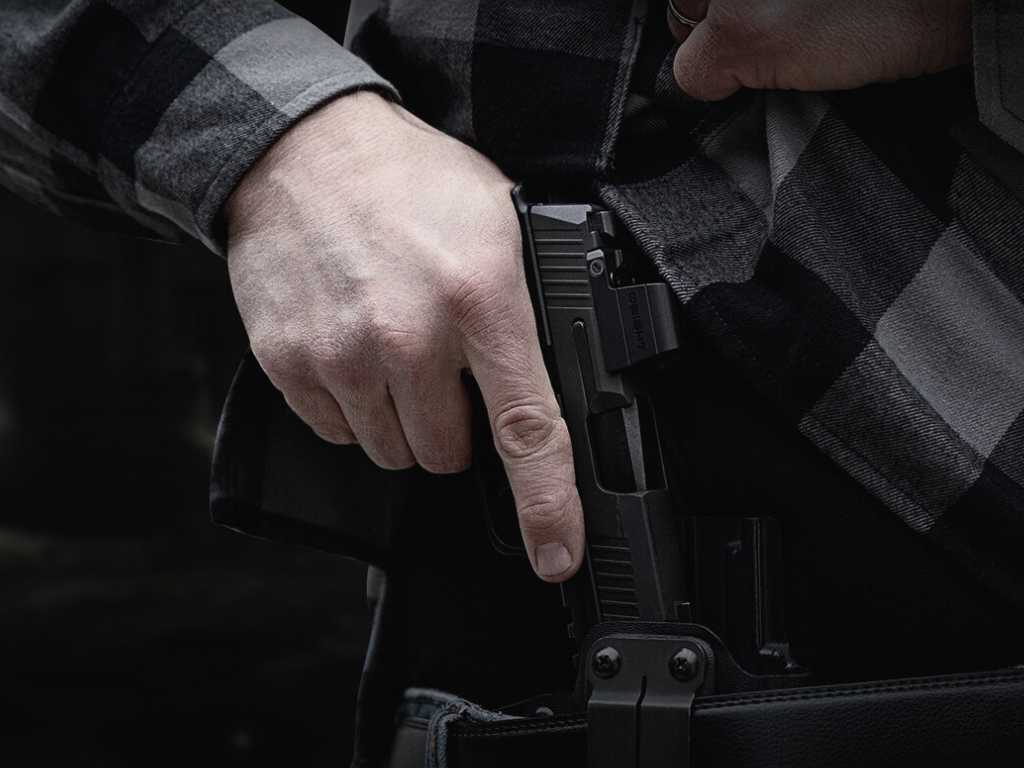 כוונת Osight Red Dot חדשה מותקנת על אקדח עם תצוגת OLED צדית | timetoedc.com