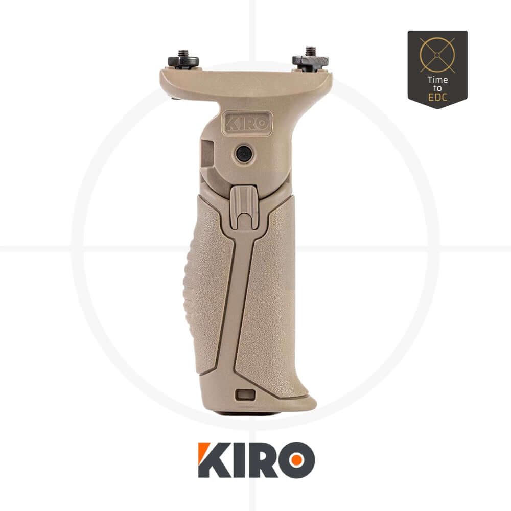 ידית הסתערות מתקפלת למסילת פיקטיני | M-LOK | KIRO CFFM | מדברי -  KIRO -  ידית הסתערות מתקפלת למסילת פיקטיני | M-LOK | KIRO CFFM | מדברי -  Time to EDC.com -  
