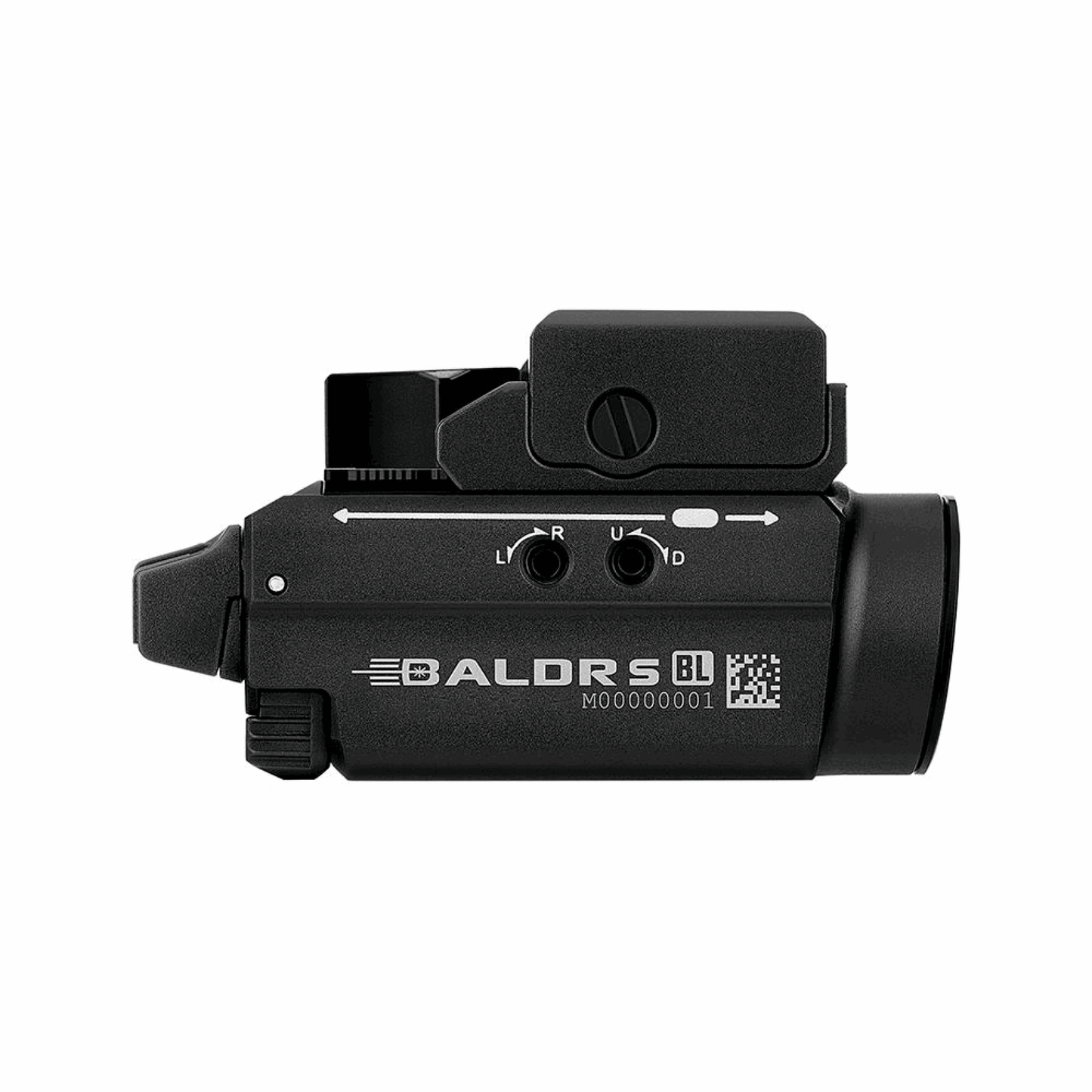 פנס טקטי עם ציין | BALDR S | OLIGHT -  OLIGHT -  פנס טקטי לנשק עם ציין כחול | BALDR S -  Time to EDC.com -  