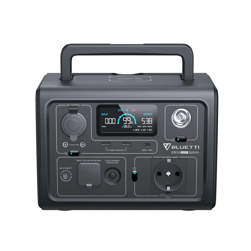 תחנת כוח ניידת | BLUETTI EB3A | 600W 268Wh -  BLUETTI -  תחנת כוח ניידת BLUETTI EB3A | 600W 268Wh -  Time to EDC.com -  