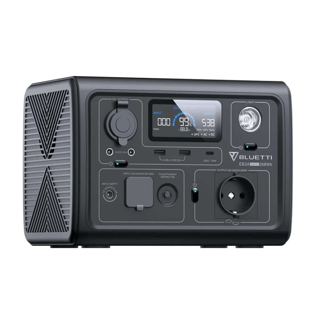 תחנת כוח ניידת | BLUETTI EB3A | 600W 268Wh -  BLUETTI -  תחנת כוח ניידת BLUETTI EB3A | 600W 268Wh -  Time to EDC.com -  