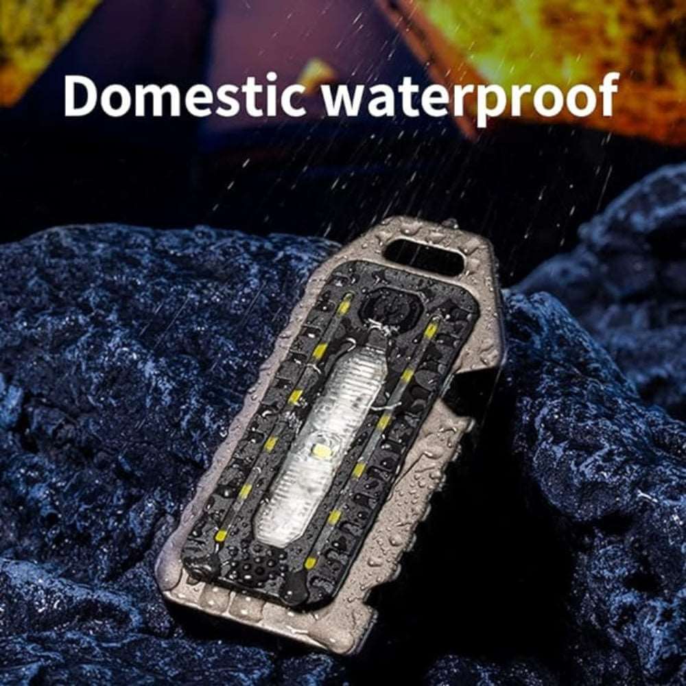 פנס LED COB כחול אדום | נטען USB-C -  CACTUS -  פנס LED COB כחול אדום נטען USB-C | BY-J -  Time to EDC.com -  