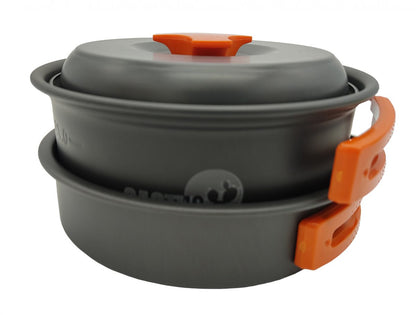 סט בישול קומפקטי CW15 CACTUS – סירים, מחבת וכף עץ לבישול בשטח -  CACTUS -  סט בישול קומפקטי CW15 CACTUS – סירים, מחבת וכף עץ לבישול בשטח -  Time to EDC.com -  