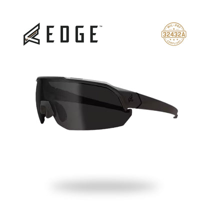 משקפי מגן Edge Arc Light | ערכת 3 עדשות מתחלפות (שקופה, כתומה, כהה) – מסגרת שחורה