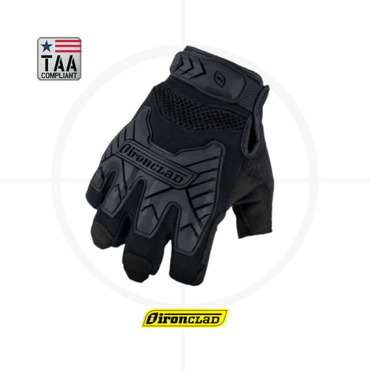 כפפות טקטיות | חצי אצבעות | Tactical Impact™ -  IRONCLAD -  כפפות הדק Tactical Impact™ Trigger | כפפות חצי ליורים | Ironclad -  Time to EDC.com -  