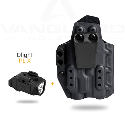 ערכת Vanguard IWB כולל נרתיק לגלוק 19 או 45 ופנס Olight PL-X - תואם צד ימין (יבואן רשמי)
