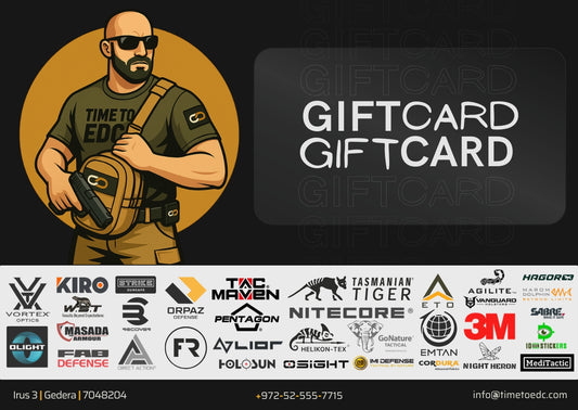 כרטיס מתנה דיגיטלי – GIFT CARD | Time to EDC