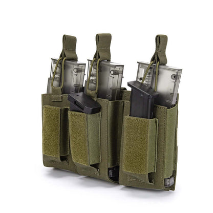 פאוץ' משולש למחסניות 5.56 ו 9 מ"מ - RANGE -  EDC -  פאוץ' משולש למחסניות 5.56 ו 9 מ"מ - RANGE -  Time to EDC.com -  