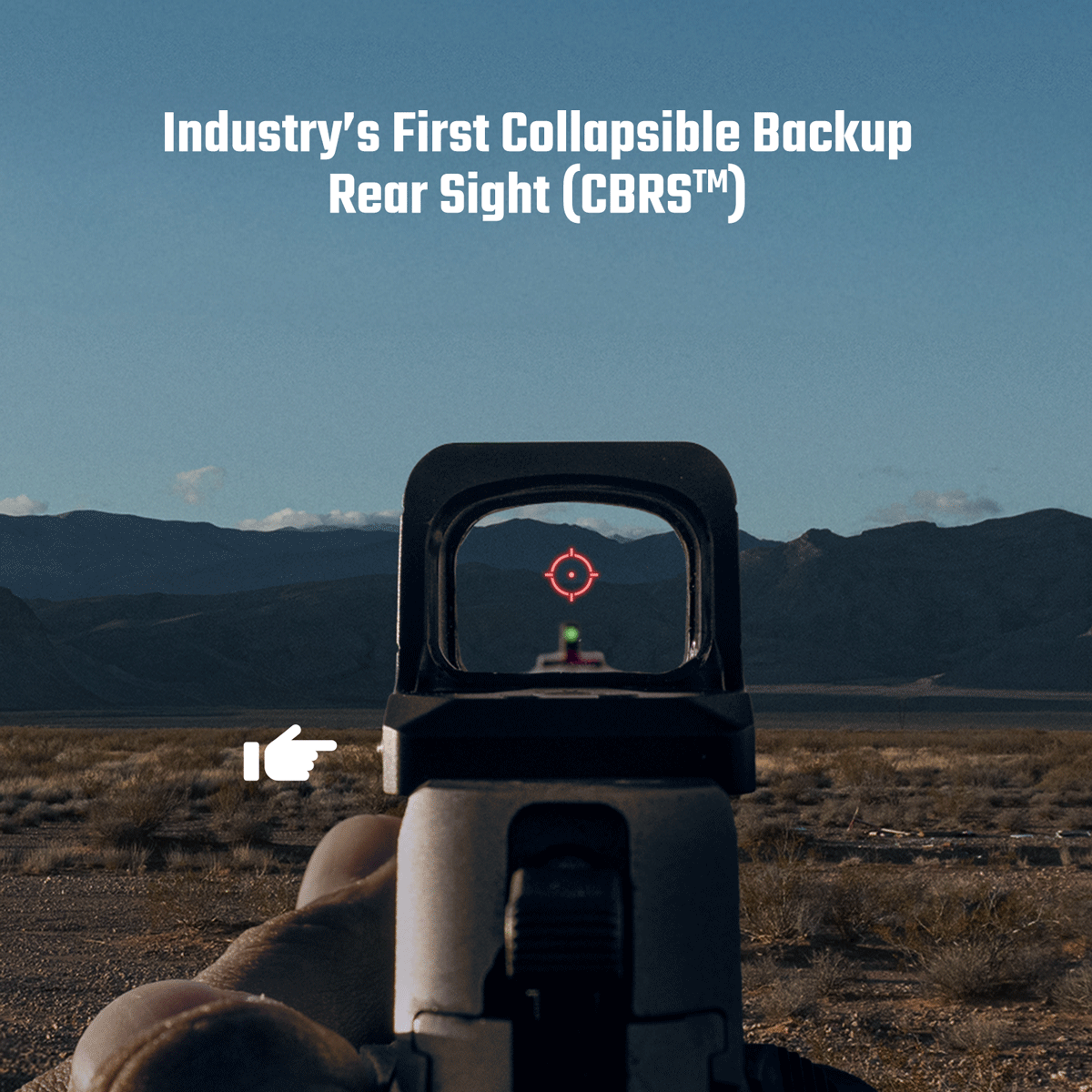 כוונת השלכה סגורה Osight XE | תואם לחיתוך RMR וסוללת צד AMRS