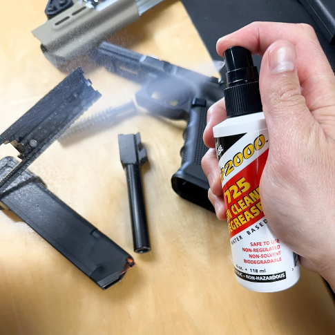 תרסיס ניקוי 725 Gun Cleaner Slip 2000 | מסיר פיח שומן ולכלוך 118ml - Made in USA