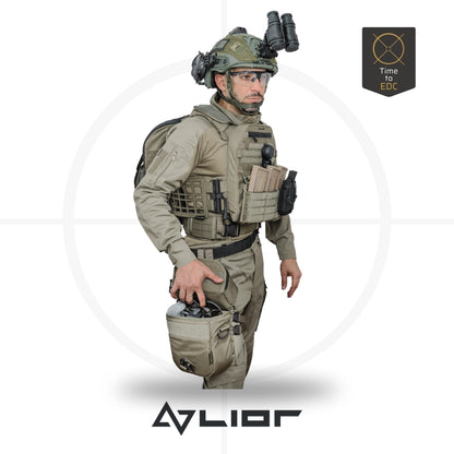 תיק טקטי נשיאה ופריסה מהירה לרחפן Lior tac | DJI AVATA -  LIORTAC -  תיק טקטי מהיר ל-DJI Avata | Lior Tactical | פתרון נשיאה חכם לרחפן -  Time to EDC.com -  
