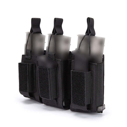 פאוץ' משולש למחסניות 5.56 ו 9 מ"מ - BK -  EDC -  פאוץ' משולש למחסניות 5.56 ו 9 מ"מ - BK -  Time to EDC.com -  