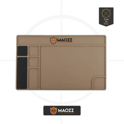 משטח סיליקון לניקוי אקדח | MAOZZ | Cleaning Mat -  MAOZZ -  משטח סיליקון לניקוי אקדח | MAOZZ | Cleaning Mat -  Time to EDC.com -  