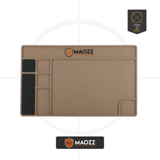 משטח סיליקון לניקוי אקדח | MAOZZ | Cleaning Mat -  MAOZZ -  משטח סיליקון לניקוי אקדח | MAOZZ | Cleaning Mat -  Time to EDC.com -  