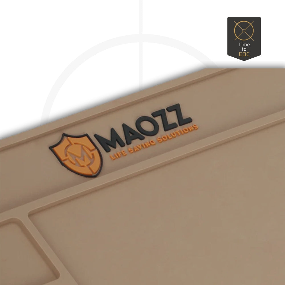 משטח סיליקון לניקוי אקדח | MAOZZ | Cleaning Mat -  MAOZZ -  משטח סיליקון לניקוי אקדח | MAOZZ | Cleaning Mat -  Time to EDC.com -  