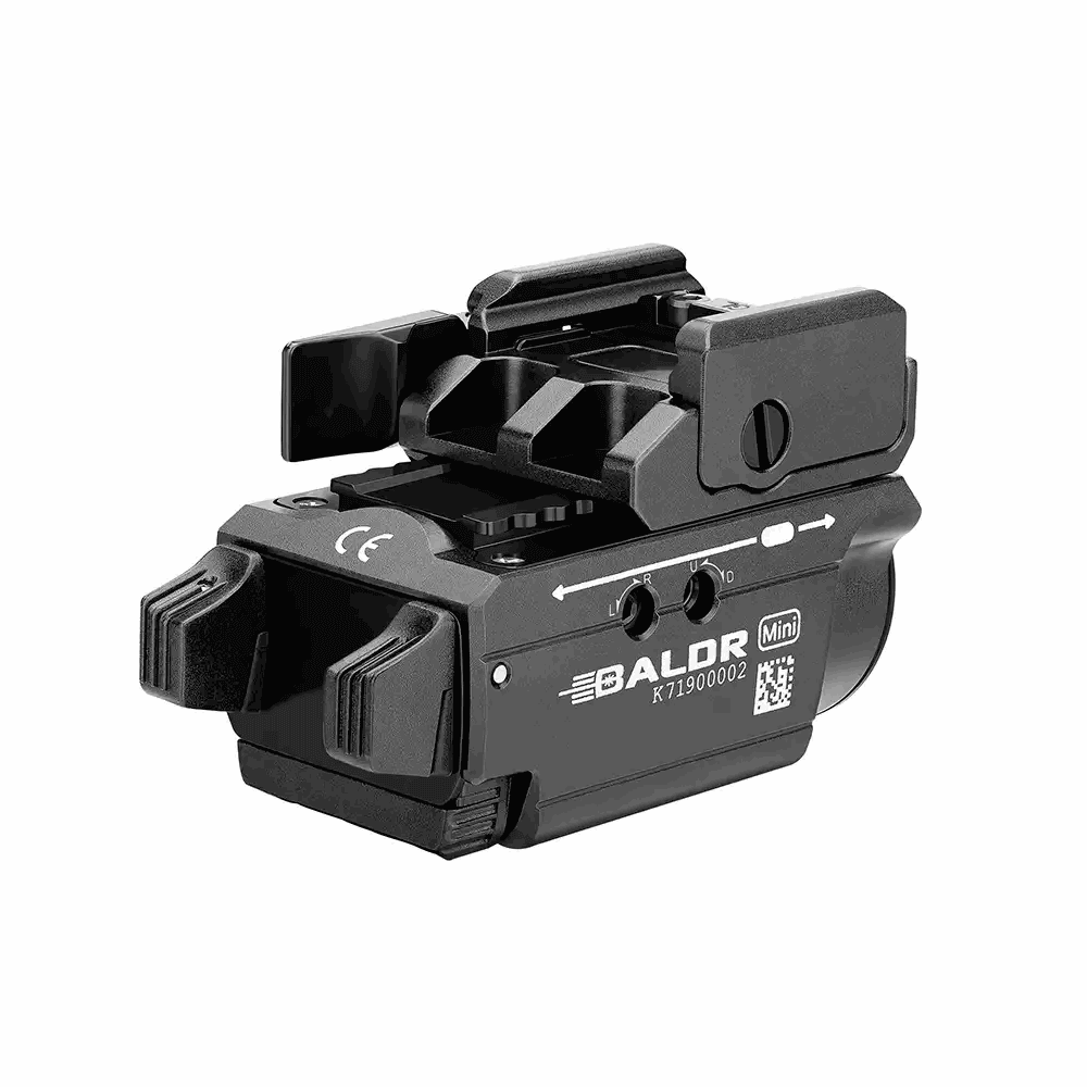 פנס טקטי עם ציין לייזר ירוק BALDR MINI -  OLIGHT -  פנס טקטי יחד עם ציין ירוק BALDR MINI -  Time to EDC.com -  