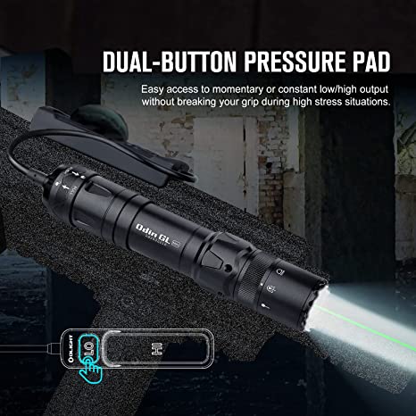 ציין ופנס טקטי ODIN GL mini -  OLIGHT -  ODIN GL Mini | ציין לייזר ופנס טקטי קומפקטי ללוחמים – עמיד ועוצמתי -  Time to EDC.com -  