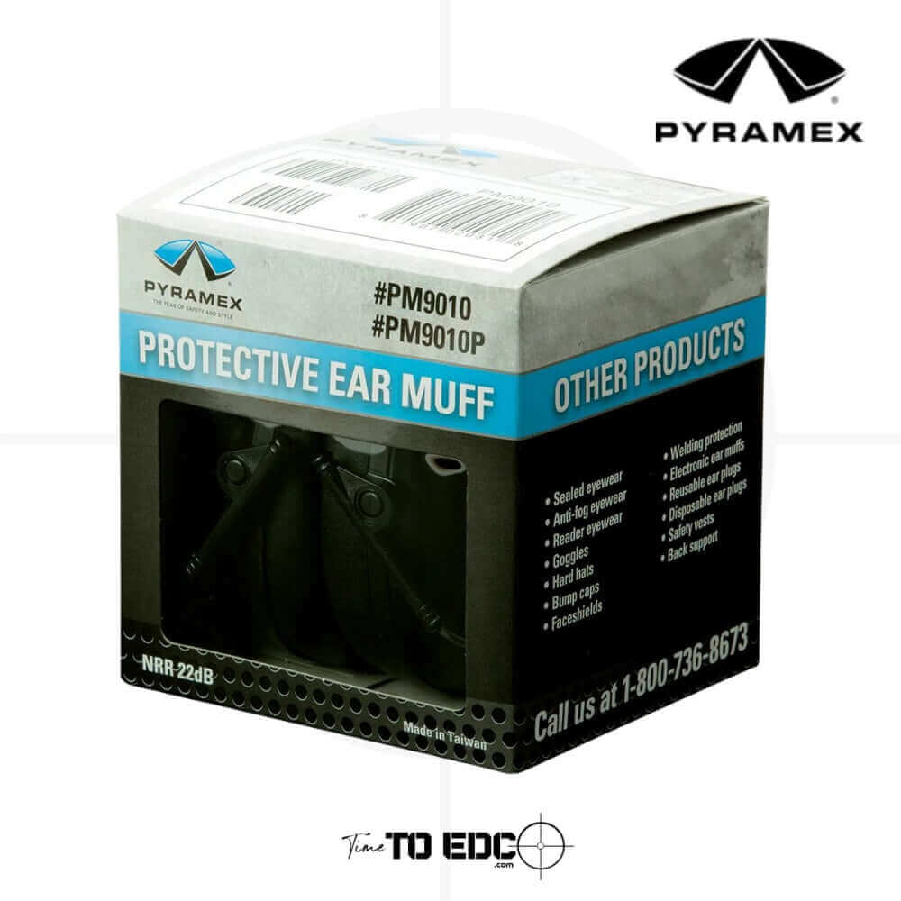 אוזניות מגן נגד רעש | Pm9010® | Pyramex | 22db -  PYRAMEX -  אוזניות נגד רעש Pyramex Pm9010® 22db | הגנה מושלמת -  Time to EDC.com -  