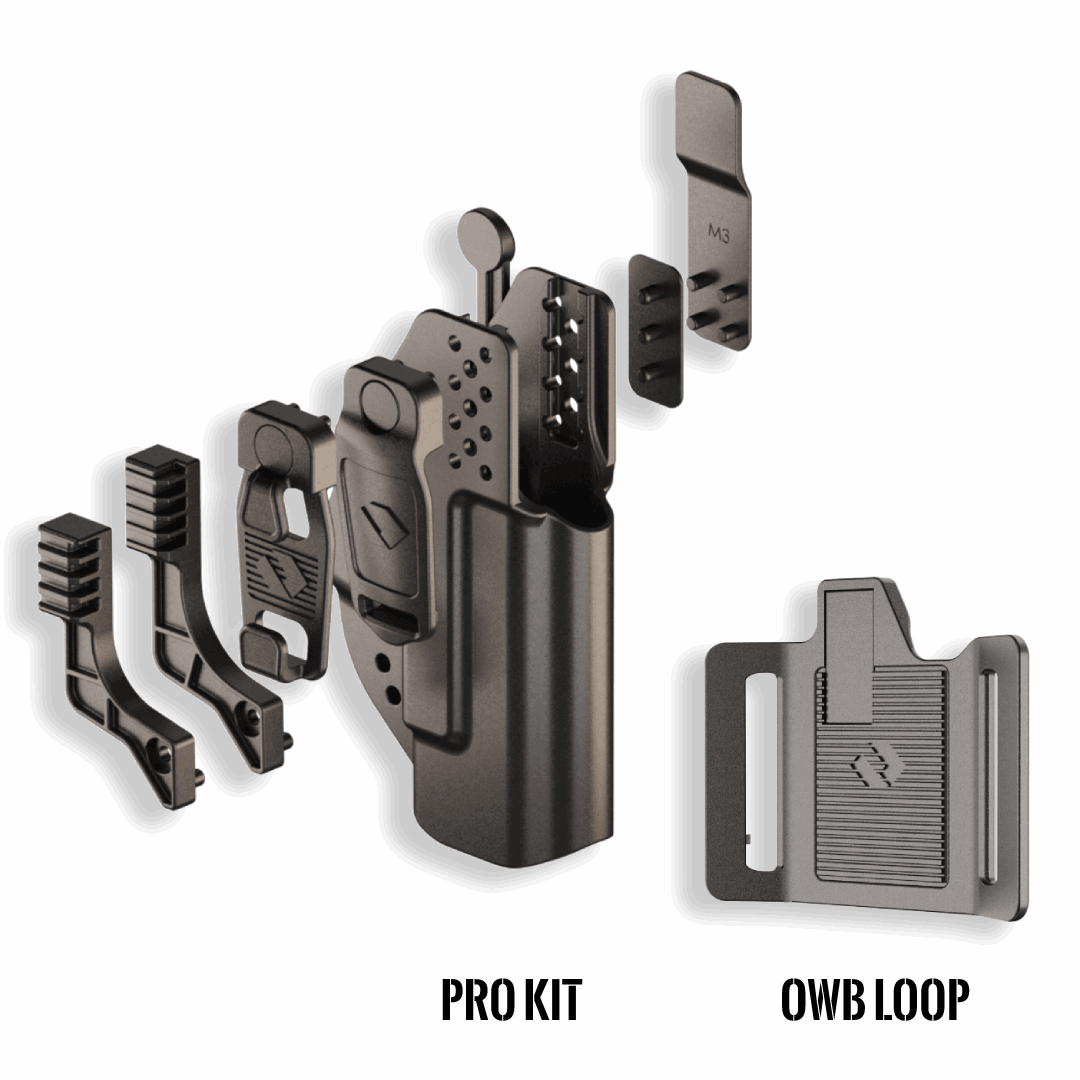 נרתיק לאקדח ללא נעילה IWB ORPAZ EVO -  ORPAZ -  נרתיק לאקדח ללא נעילה IWB ORPAZ EVO -  Time to EDC.com -  