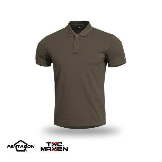 חולצת פולו טקטית Patrol Polo Shirt - Tac Maven -  PENTAGON -  חולצת פולו טקטית Patrol Polo Shirt לגברים | Tac Maven לביצועים גבוהים -  Time to EDC.com -  