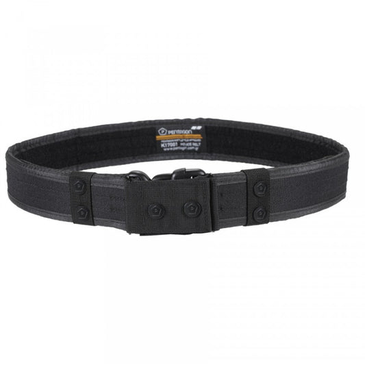 חגורת שירות טקטית Pentagon Police Belt 2.0 בצבע שחור | timetoedc.com